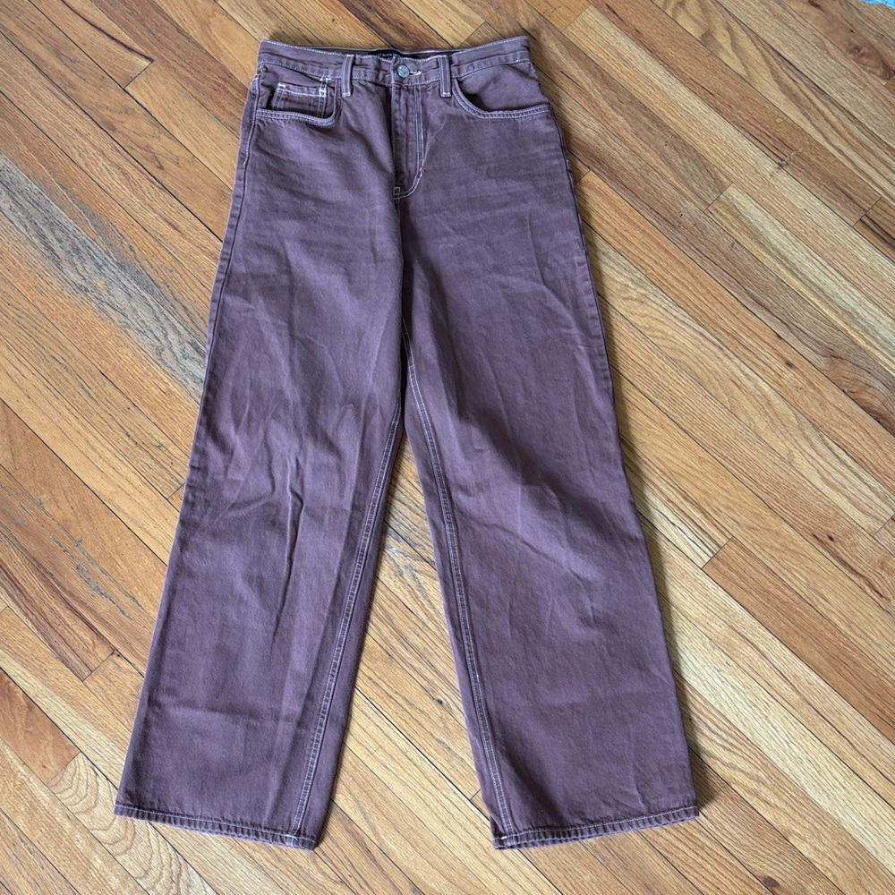 Just Black Denim Retro Straight Leg Jeans